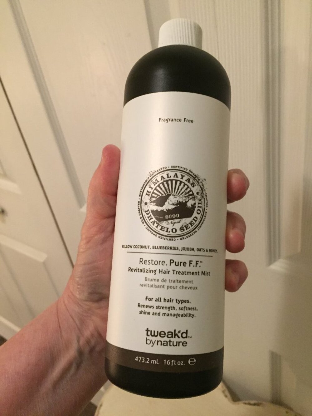 Tweak'd Restore Pure F.F. Fragrance Free Hair Treatment Mist 16Oz REFILL-NO PUMP
